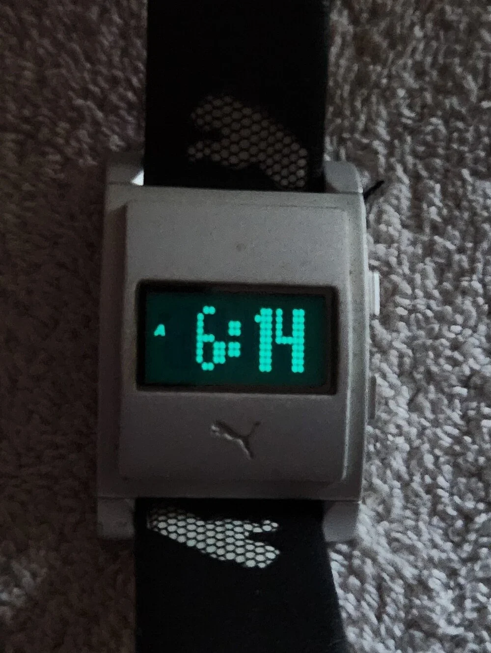 Puma Silver Digital Watch